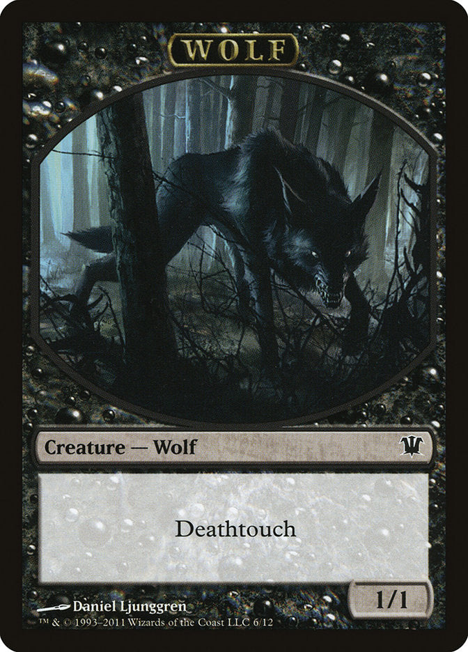 Wolf Token (6/12) [Innistrad Tokens] | Jomio and Rueliete's Cards and Comics