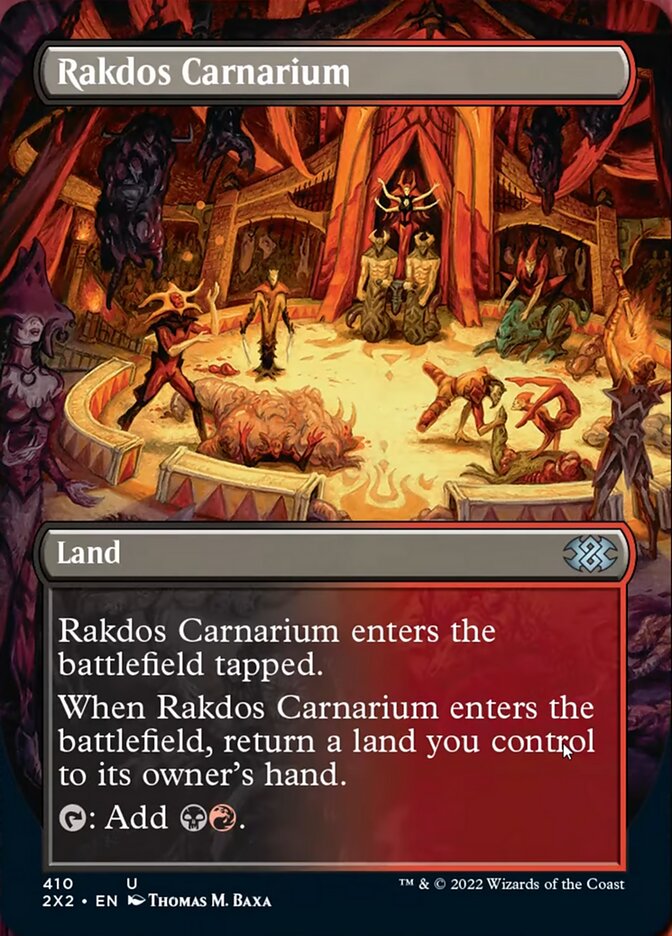 Rakdos Carnarium (Borderless Alternate Art) [Double Masters 2022] | Jomio and Rueliete's Cards and Comics