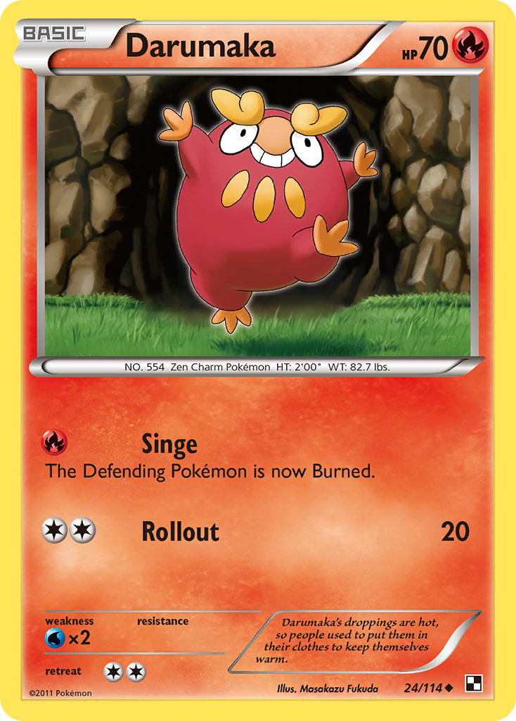 Darumaka (24/114) [Black & White: Base Set] | Jomio and Rueliete's Cards and Comics