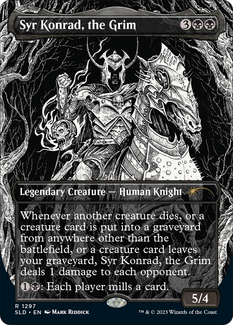 Syr Konrad, the Grim [Secret Lair Drop Series] | Jomio and Rueliete's Cards and Comics