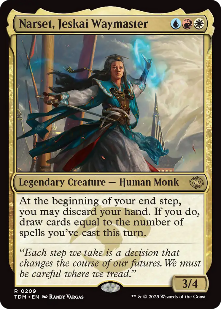 Narset, Jeskai Waymaster [Tarkir: Dragonstorm] | Jomio and Rueliete's Cards and Comics