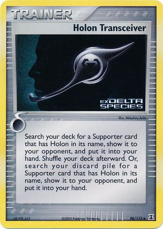 Holon Transceiver (98/113) (Stamped) [EX: Delta Species] | Jomio and Rueliete's Cards and Comics