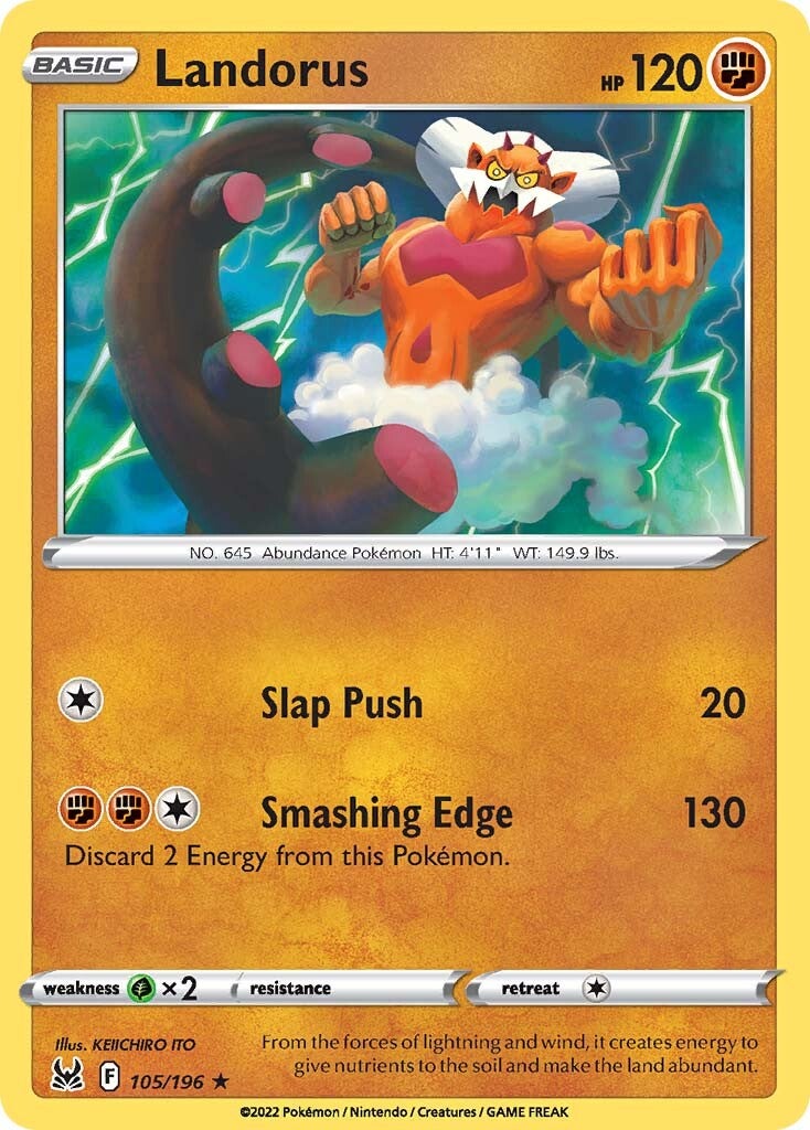 Landorus (105/196) [Sword & Shield: Lost Origin] | Jomio and Rueliete's Cards and Comics