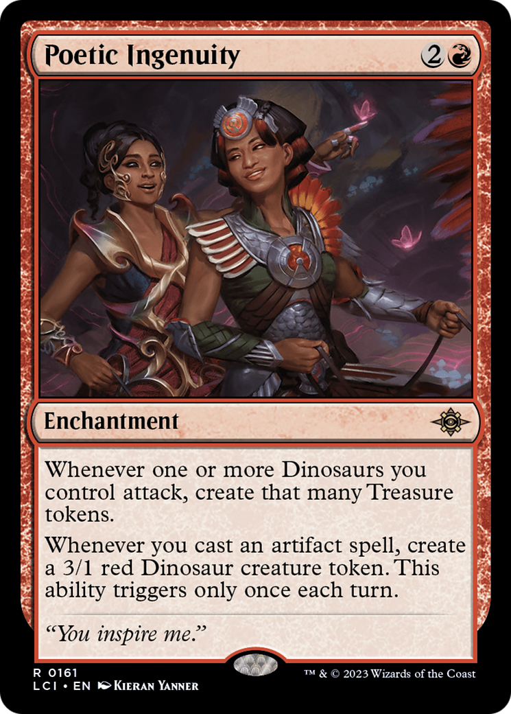 Poetic Ingenuity [The Lost Caverns of Ixalan] | Jomio and Rueliete's Cards and Comics