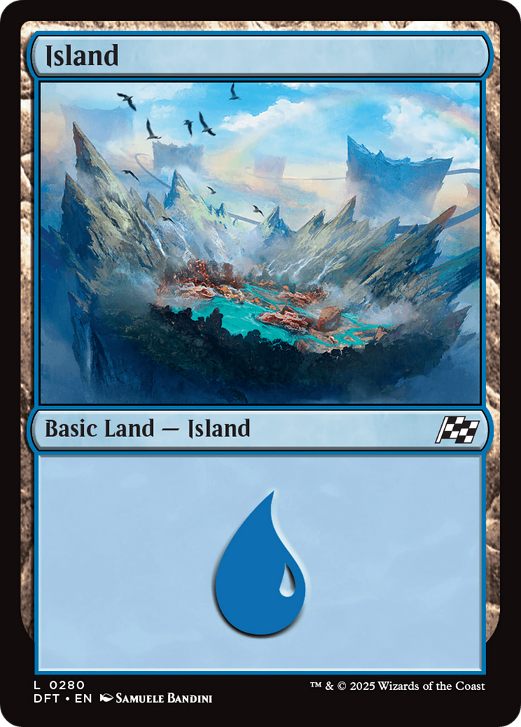 Island (0280) [Aetherdrift] | Jomio and Rueliete's Cards and Comics