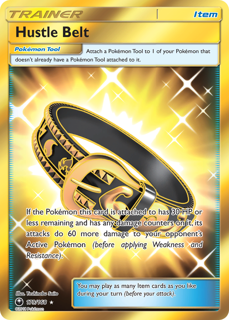 Hustle Belt (179/168) [Sun & Moon: Celestial Storm] | Jomio and Rueliete's Cards and Comics