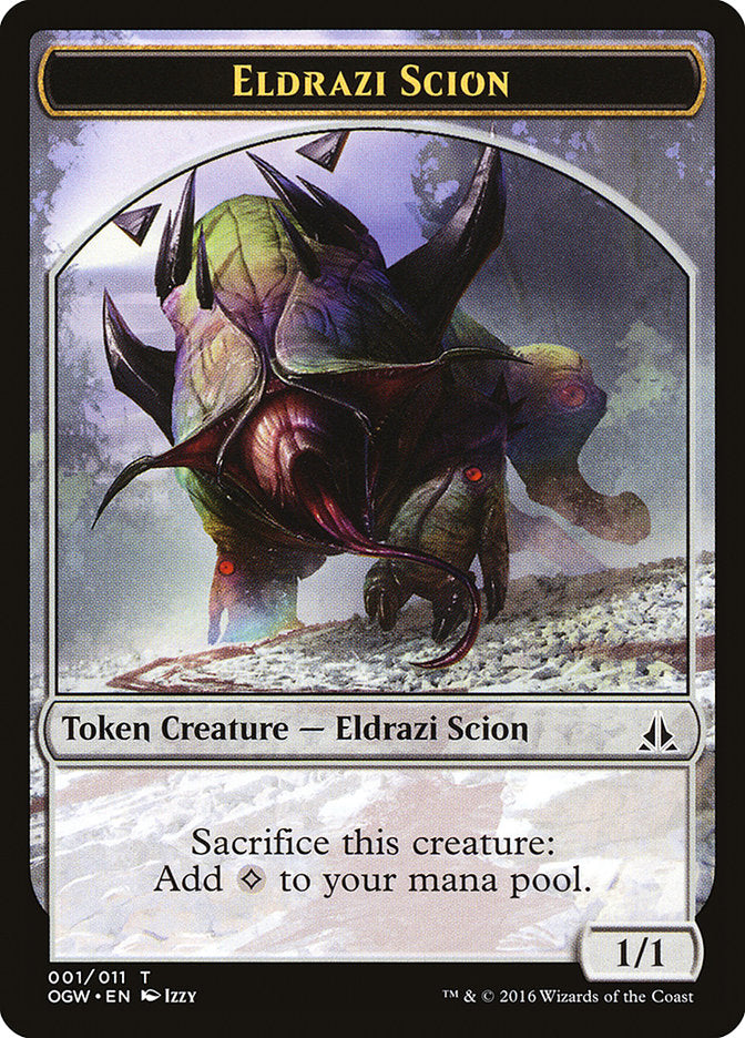 Eldrazi Scion Token (001/011) [Oath of the Gatewatch Tokens] | Jomio and Rueliete's Cards and Comics