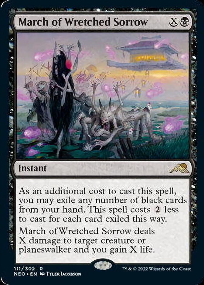 March of Wretched Sorrow [Kamigawa: Neon Dynasty] | Jomio and Rueliete's Cards and Comics