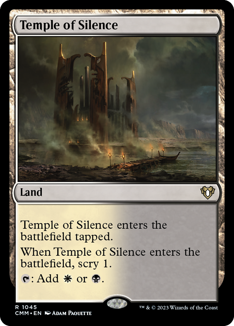 Temple of Silence [Commander Masters] | Jomio and Rueliete's Cards and Comics