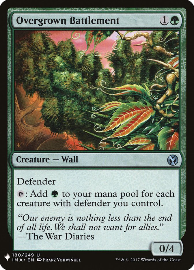 Overgrown Battlement [Mystery Booster] | Jomio and Rueliete's Cards and Comics