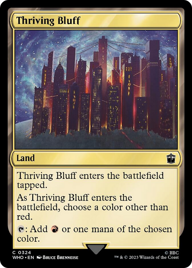 Thriving Bluff [Doctor Who] | Jomio and Rueliete's Cards and Comics
