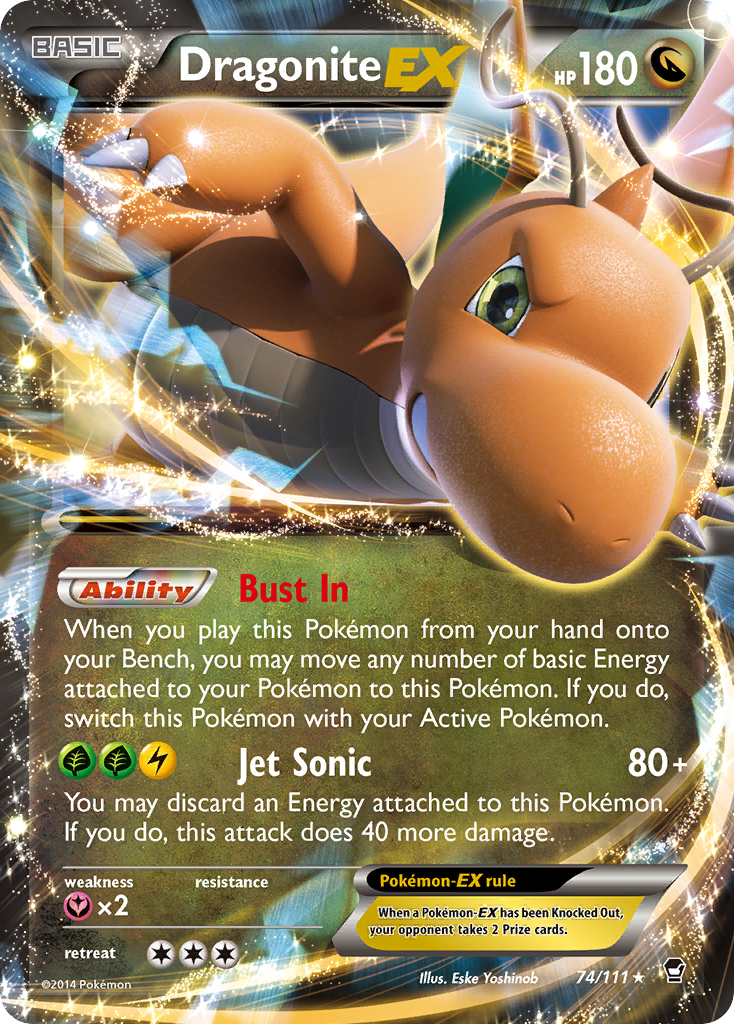 Dragonite EX (74/111) [XY: Furious Fists] | Jomio and Rueliete's Cards and Comics