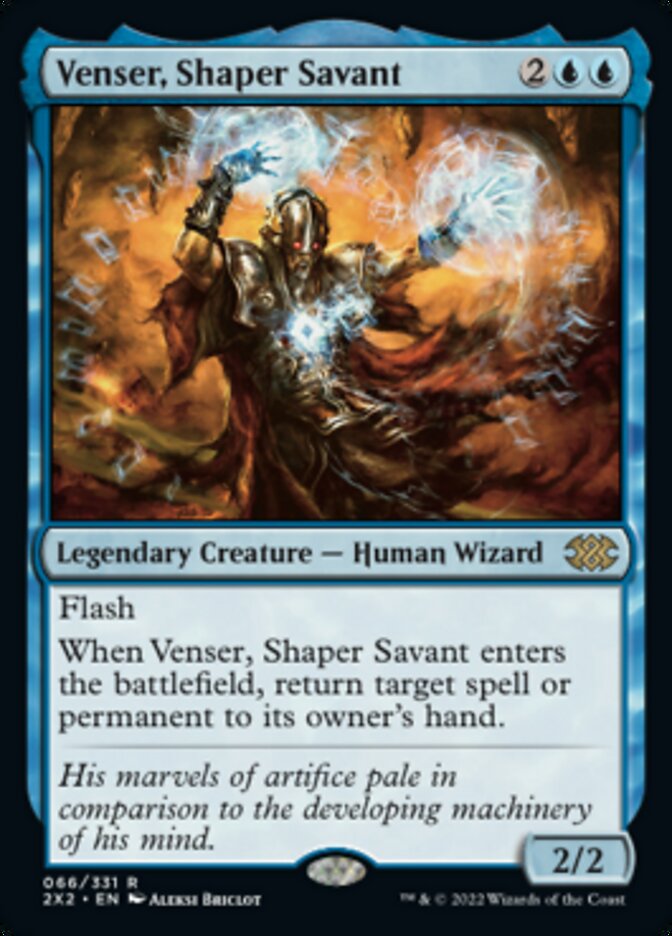 Venser, Shaper Savant [Double Masters 2022] | Jomio and Rueliete's Cards and Comics