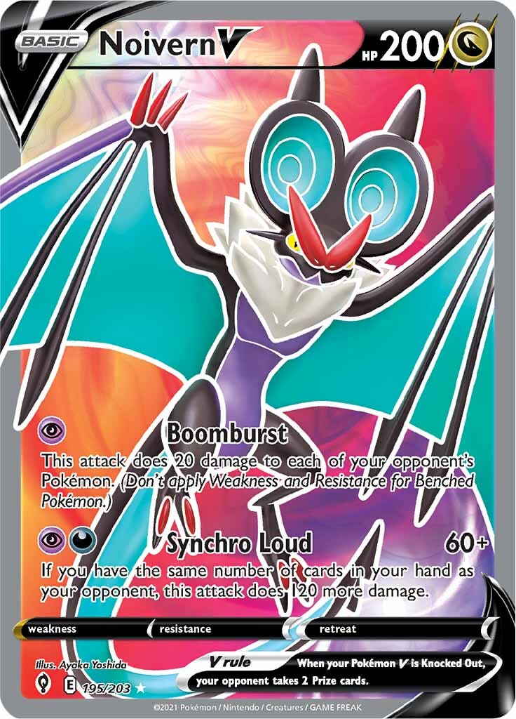 Noivern V (195/203) [Sword & Shield: Evolving Skies] | Jomio and Rueliete's Cards and Comics