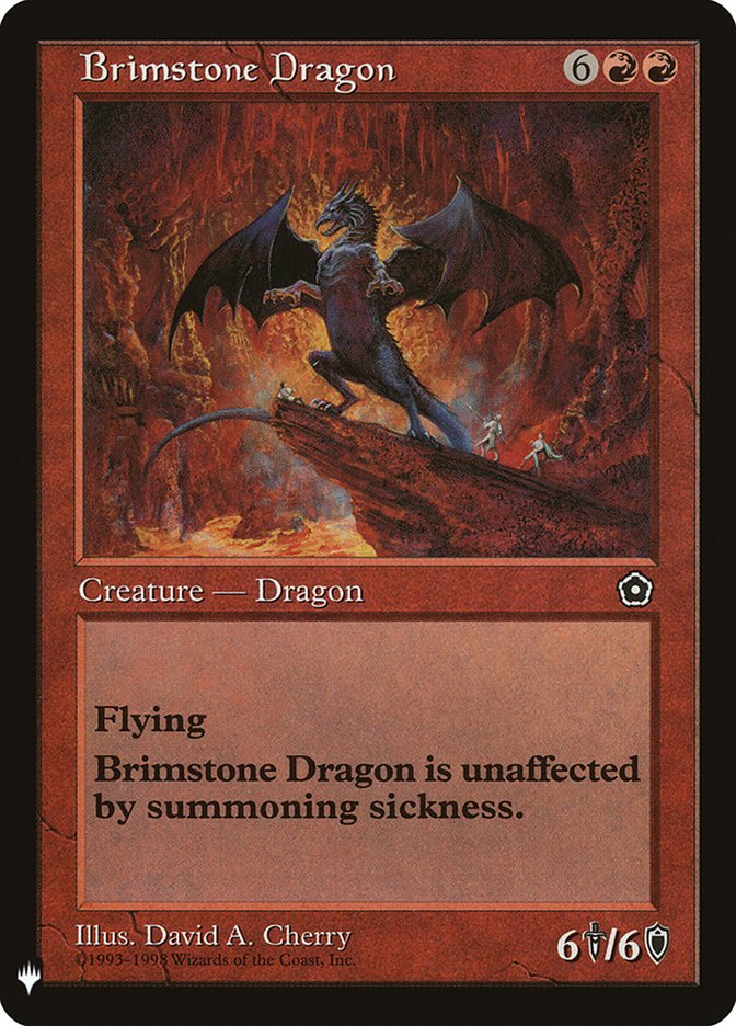 Brimstone Dragon [Mystery Booster] | Jomio and Rueliete's Cards and Comics