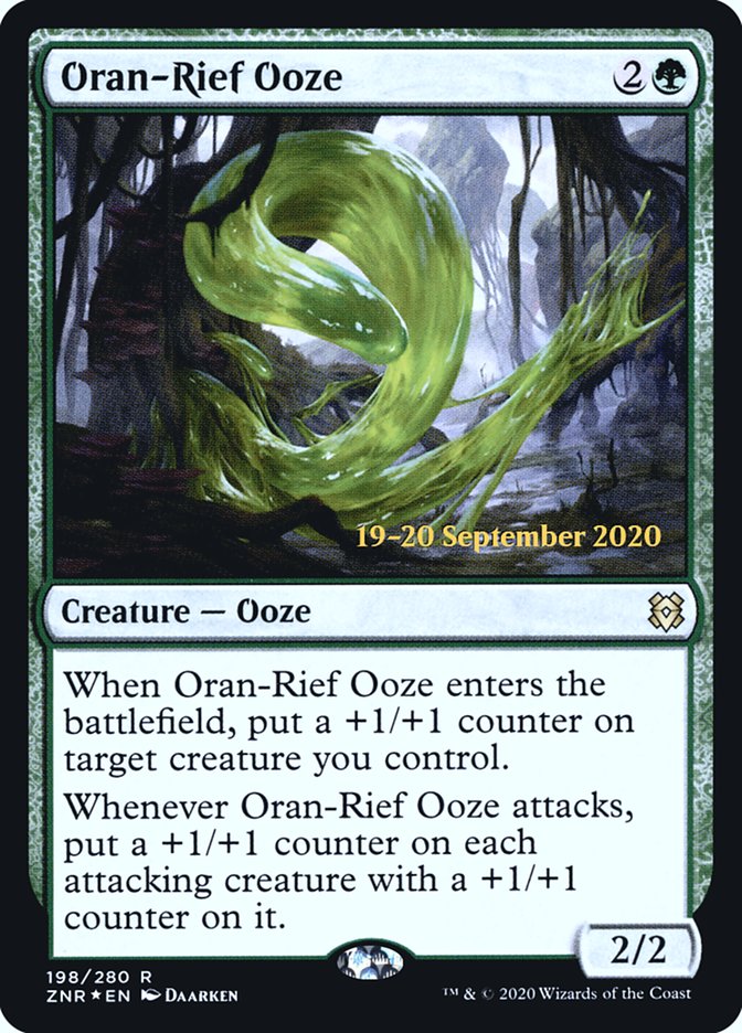 Oran-Rief Ooze [Zendikar Rising Prerelease Promos] | Jomio and Rueliete's Cards and Comics