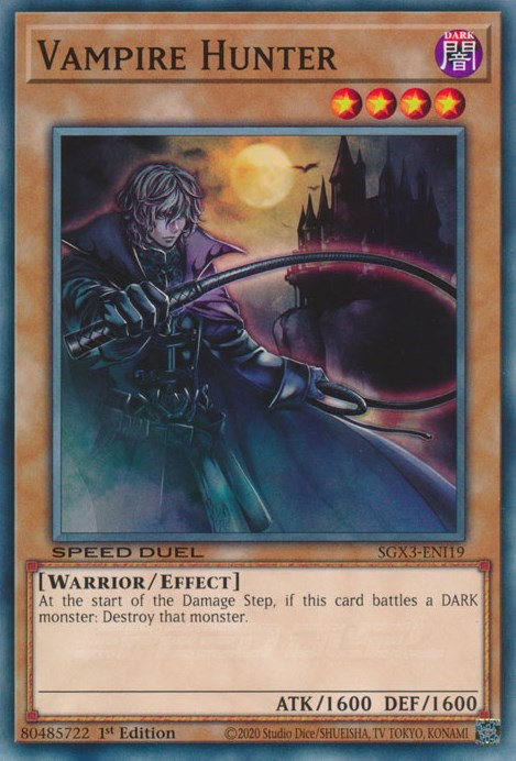 Vampire Hunter [SGX3-ENI19] Common | Jomio and Rueliete's Cards and Comics
