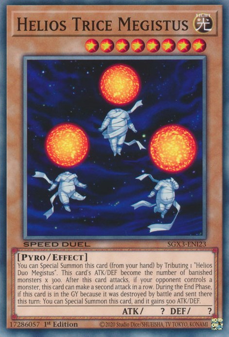 Helios Trice Megistus [SGX3-ENI23] Common | Jomio and Rueliete's Cards and Comics