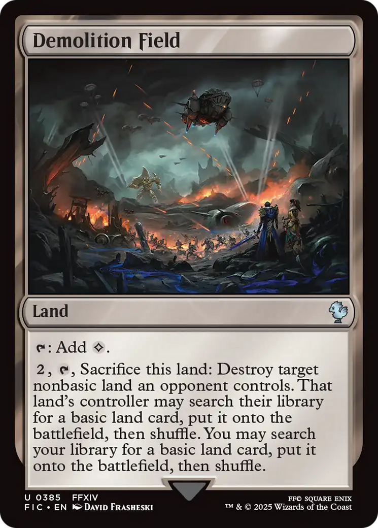 Demolition Field [FINAL FANTASY Commander] | Jomio and Rueliete's Cards and Comics