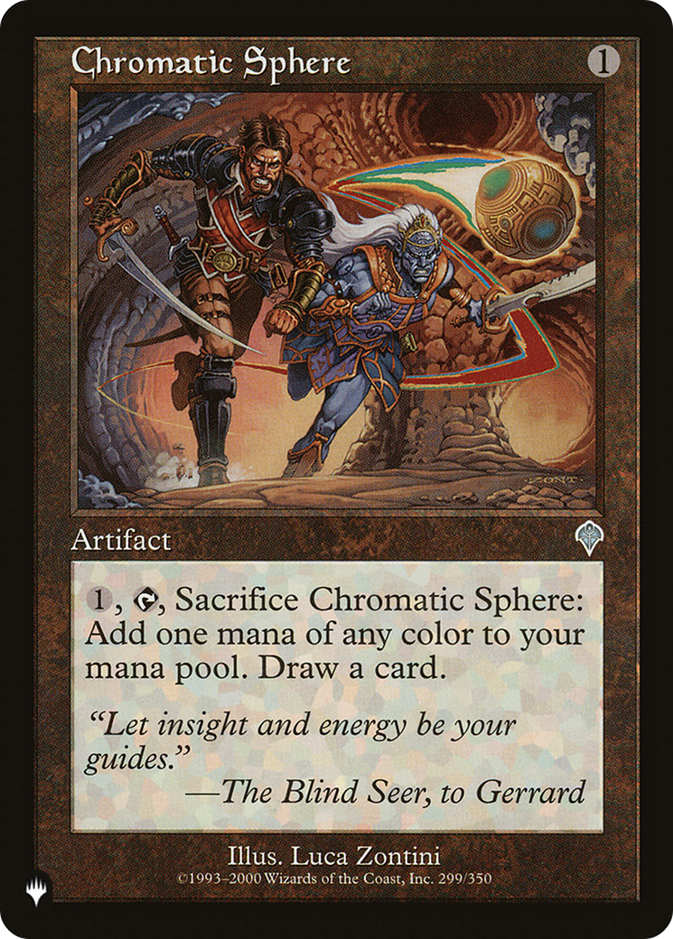 Chromatic Sphere [The List] | Jomio and Rueliete's Cards and Comics