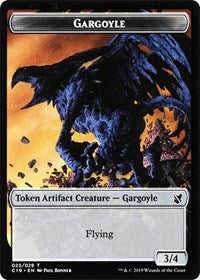 Gargoyle // Egg Double-Sided Token [Commander 2019 Tokens] | Jomio and Rueliete's Cards and Comics