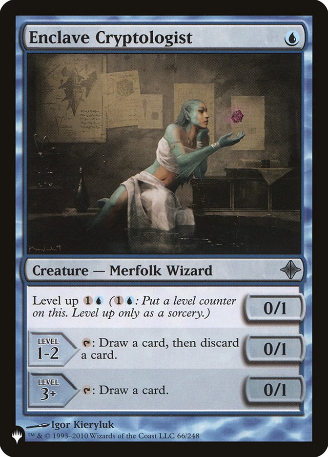 Enclave Cryptologist [The List] | Jomio and Rueliete's Cards and Comics