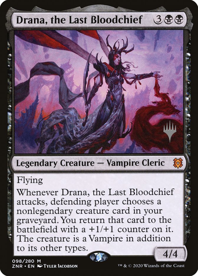 Drana, the Last Bloodchief (Promo Pack) [Zendikar Rising Promos] | Jomio and Rueliete's Cards and Comics