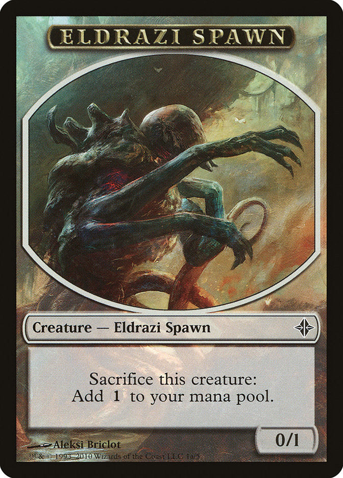 Eldrazi Spawn Token (1a/5) [Rise of the Eldrazi Tokens] | Jomio and Rueliete's Cards and Comics