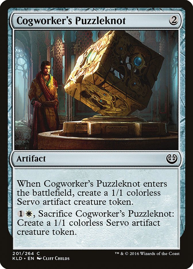 Cogworker's Puzzleknot [Kaladesh] | Jomio and Rueliete's Cards and Comics