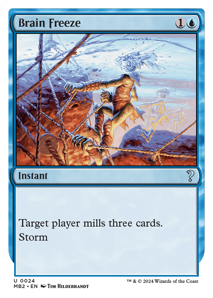 Brain Freeze (White Border) [Mystery Booster 2] | Jomio and Rueliete's Cards and Comics