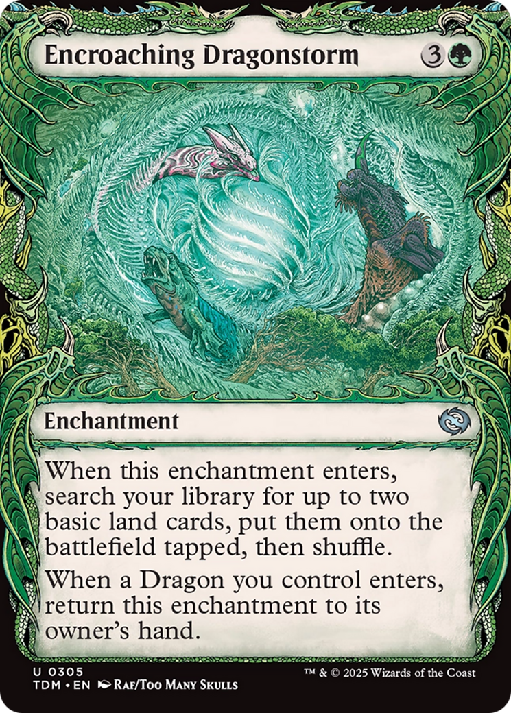 Encroaching Dragonstorm (Showcase) [Tarkir: Dragonstorm] | Jomio and Rueliete's Cards and Comics