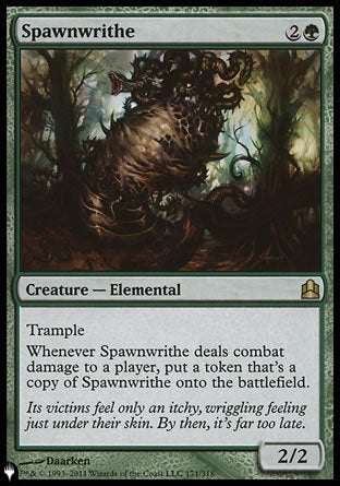 Spawnwrithe [The List] | Jomio and Rueliete's Cards and Comics