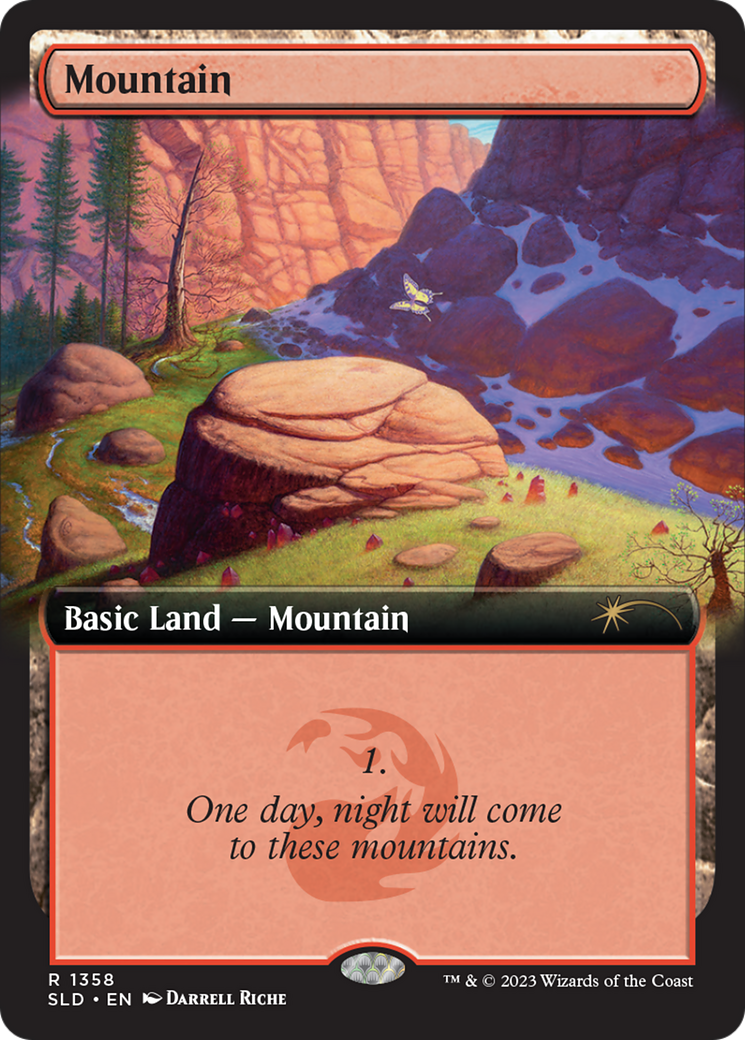 Mountain (1358) [Secret Lair Drop Series] | Jomio and Rueliete's Cards and Comics