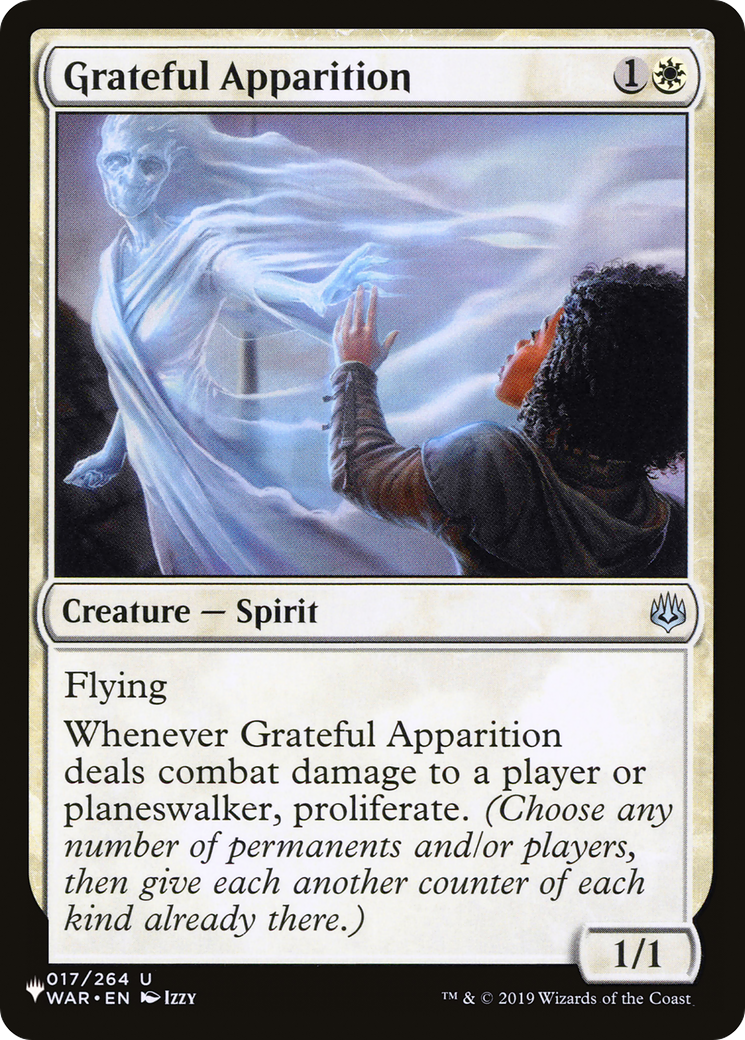 Grateful Apparition [The List] | Jomio and Rueliete's Cards and Comics