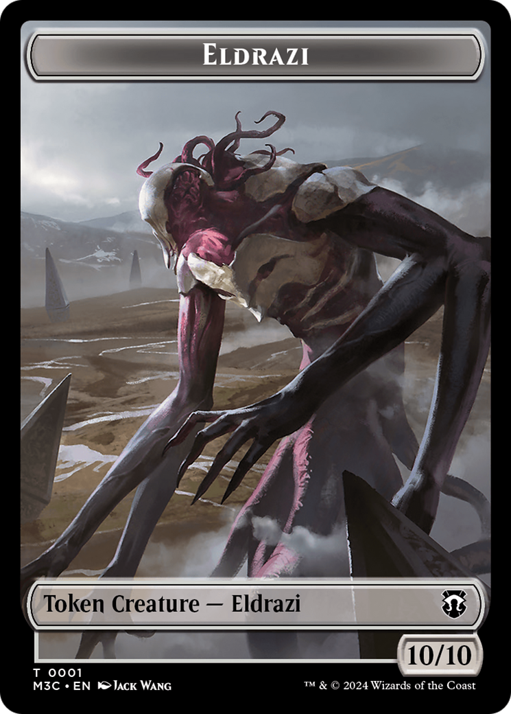 Eldrazi // Spirit Double-Sided Token [Modern Horizons 3 Commander Tokens] | Jomio and Rueliete's Cards and Comics