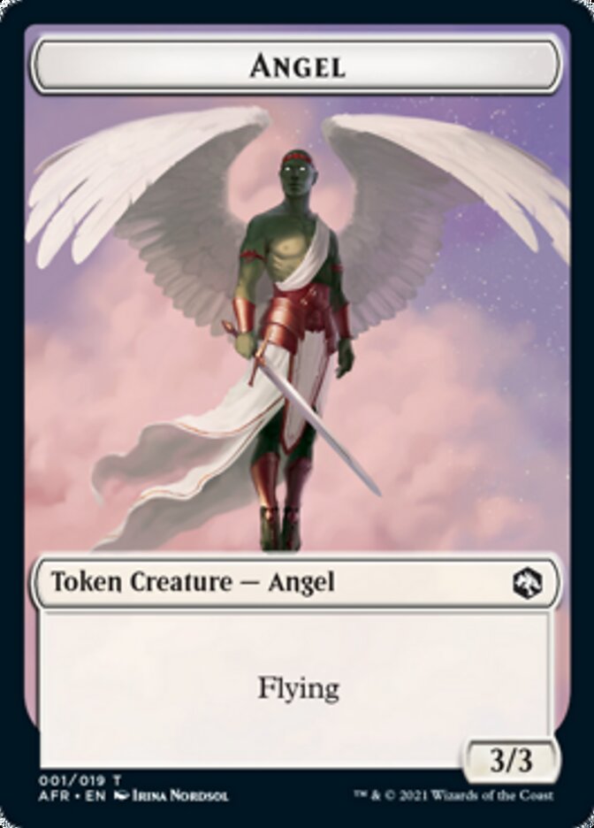 Angel Token [Dungeons & Dragons: Adventures in the Forgotten Realms Tokens] | Jomio and Rueliete's Cards and Comics