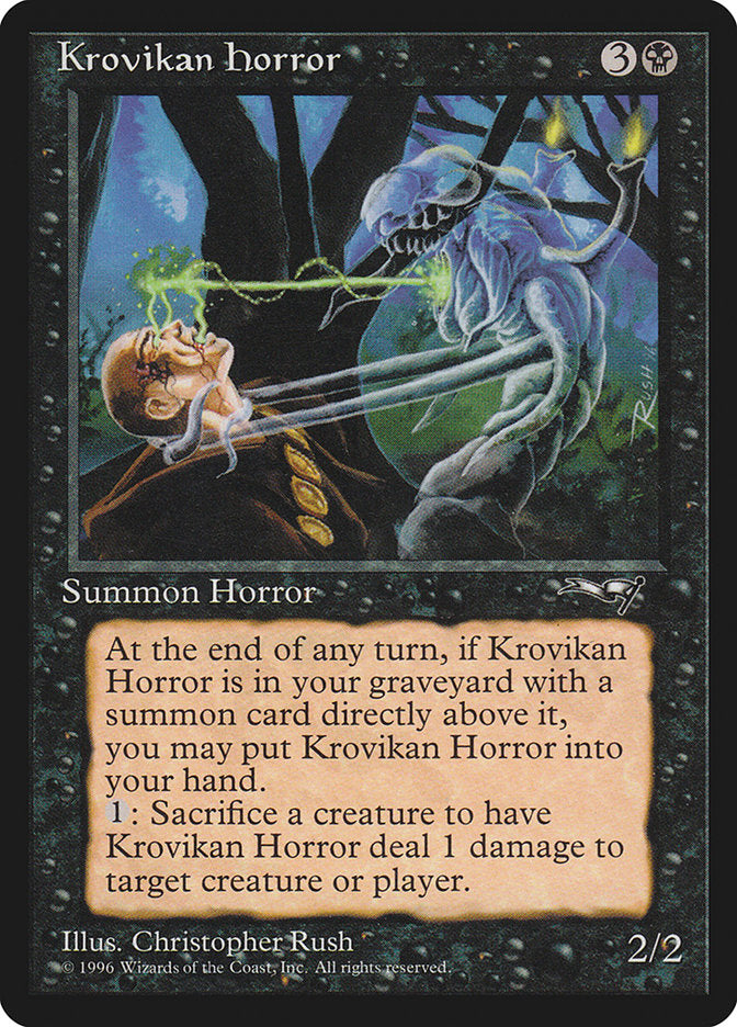 Krovikan Horror [Alliances] | Jomio and Rueliete's Cards and Comics