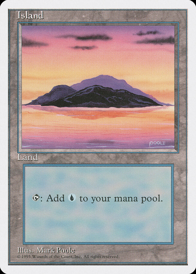 Island (Sunset / Signature on Right) [Fourth Edition] | Jomio and Rueliete's Cards and Comics