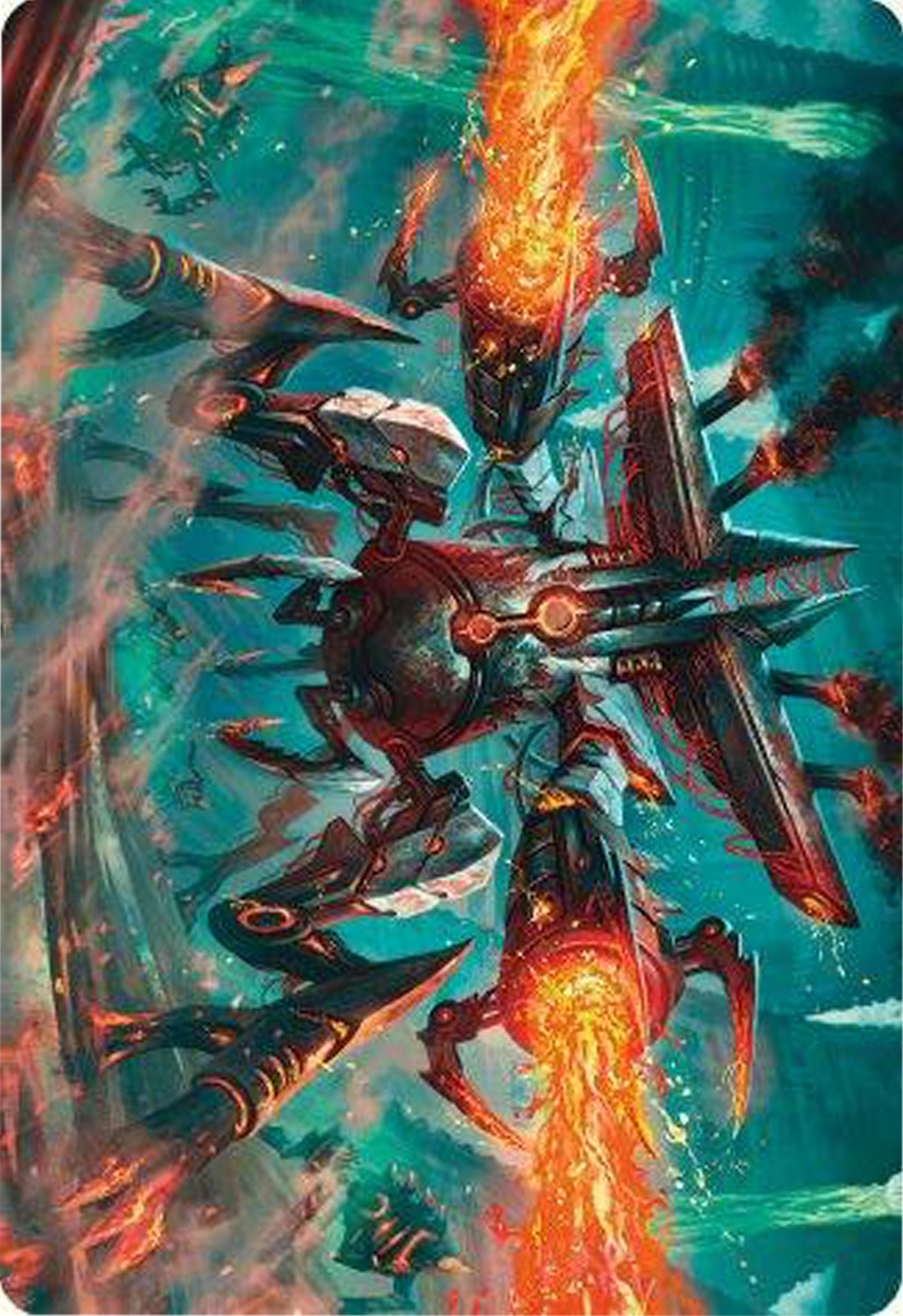 Exterminator Magmarch Art Card [Modern Horizons 3 Art Series] | Jomio and Rueliete's Cards and Comics