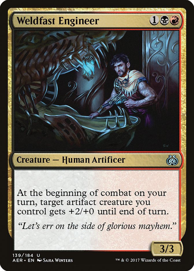 Weldfast Engineer [Aether Revolt] | Jomio and Rueliete's Cards and Comics