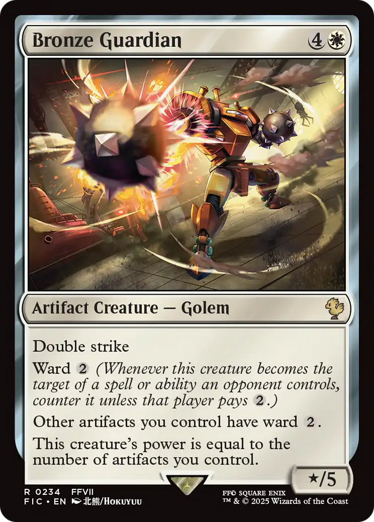 Bronze Guardian [FINAL FANTASY Commander] | Jomio and Rueliete's Cards and Comics