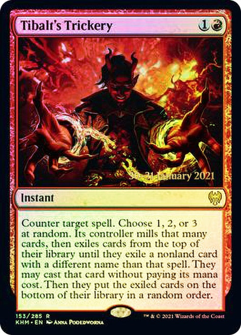 Tibalt's Trickery [Kaldheim Prerelease Promos] | Jomio and Rueliete's Cards and Comics
