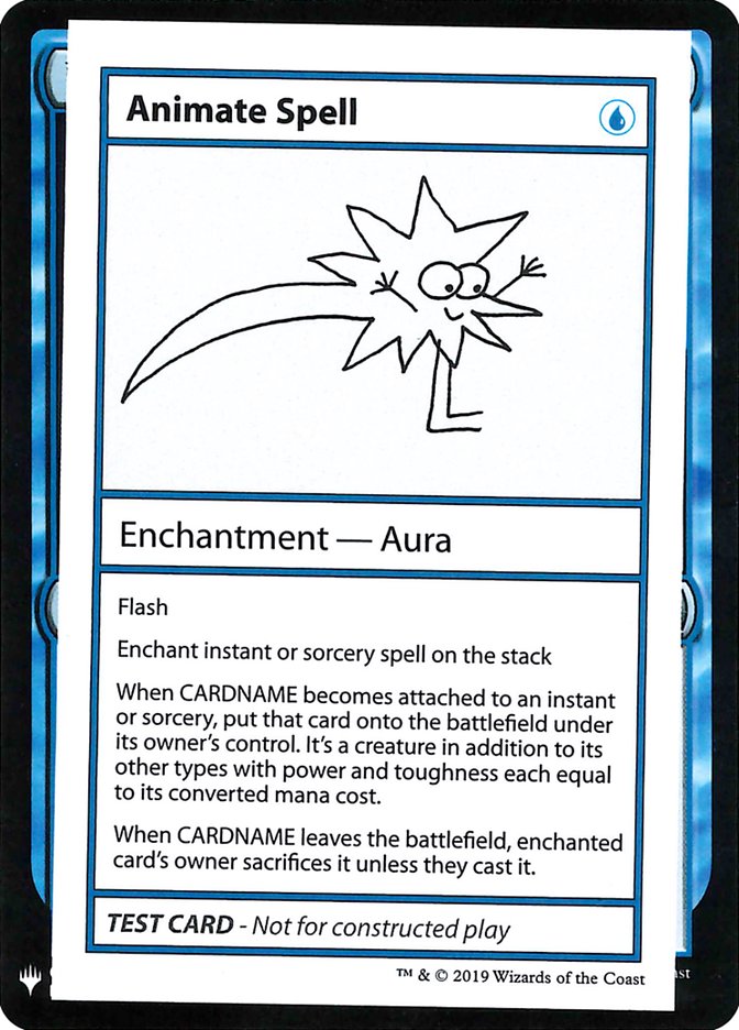Animate Spell [Mystery Booster Playtest Cards] | Jomio and Rueliete's Cards and Comics
