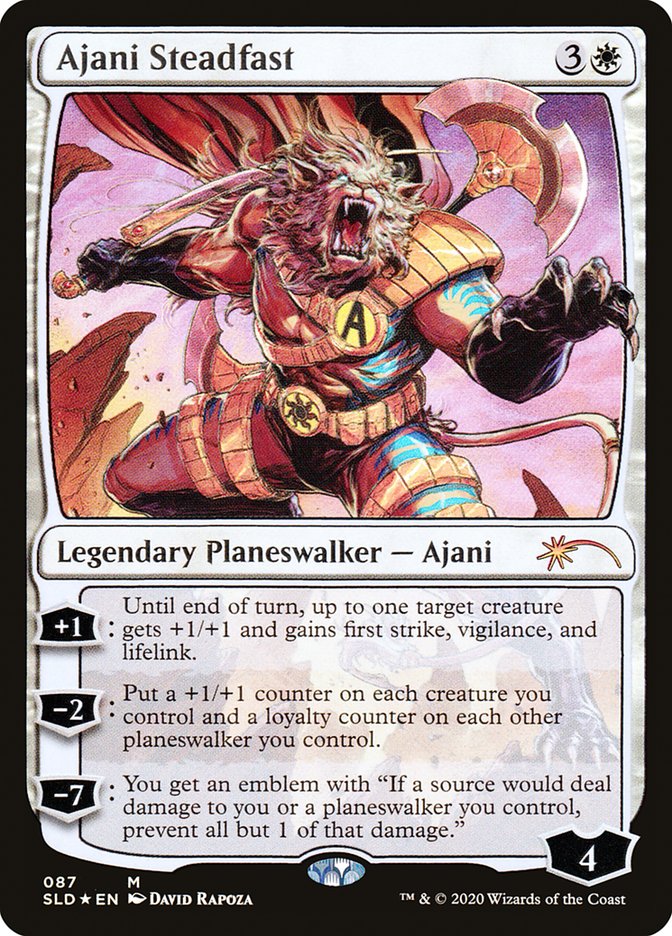 Ajani Steadfast [Secret Lair Drop Series] | Jomio and Rueliete's Cards and Comics