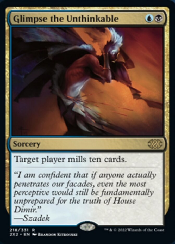 Glimpse the Unthinkable [Double Masters 2022] | Jomio and Rueliete's Cards and Comics