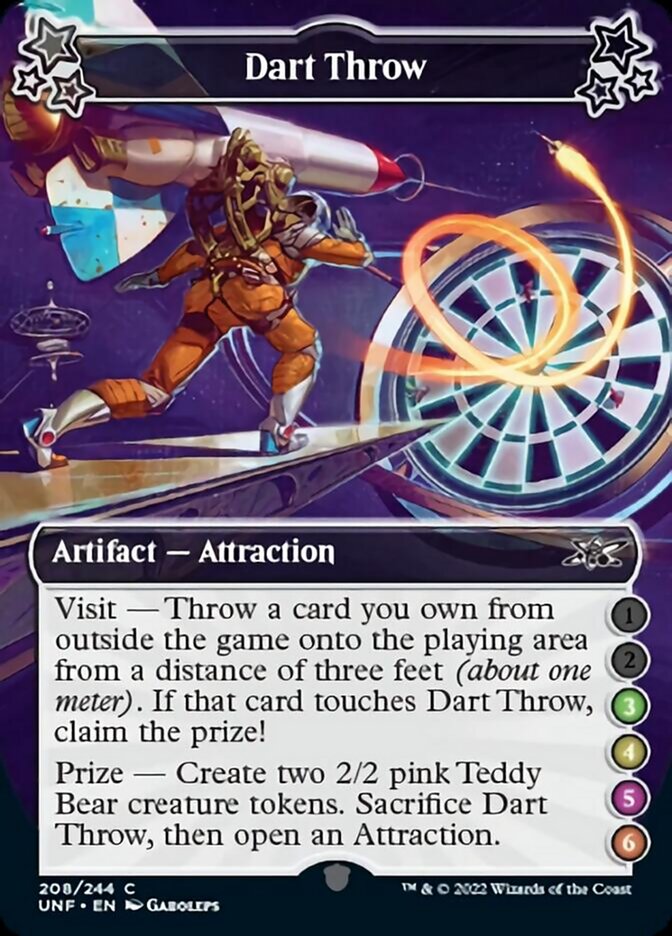 Dart Throw (3-4-5-6) [Unfinity] | Jomio and Rueliete's Cards and Comics