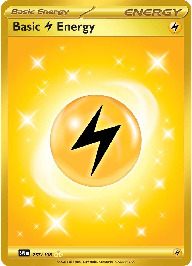 Lightning Energy (257/198) [Scarlet & Violet: Base Set] | Jomio and Rueliete's Cards and Comics
