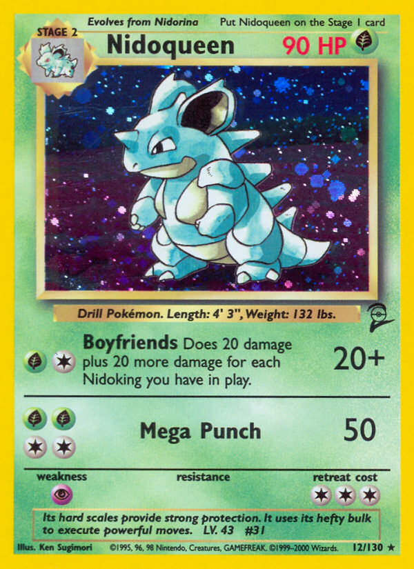 Nidoqueen (12/130) [Base Set 2] | Jomio and Rueliete's Cards and Comics