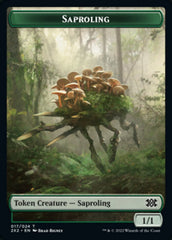 Saproling // Spirit (008) Double-Sided Token [Double Masters 2022 Tokens] | Jomio and Rueliete's Cards and Comics