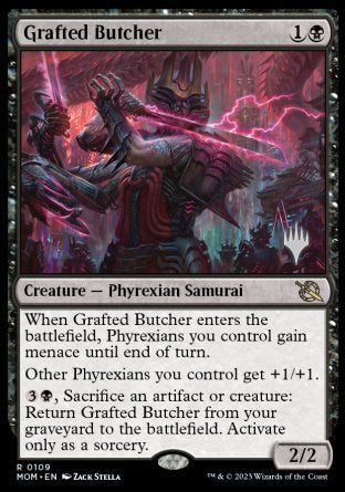 Grafted Butcher (Promo Pack) [March of the Machine Promos] | Jomio and Rueliete's Cards and Comics
